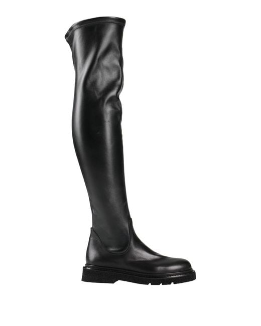 Guglielmo Rotta Black Boot Leather