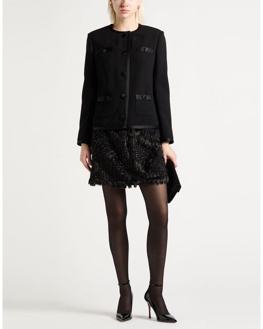 Dolce & Gabbana Black Jacket Virgin Wool, Silk, Polyester
