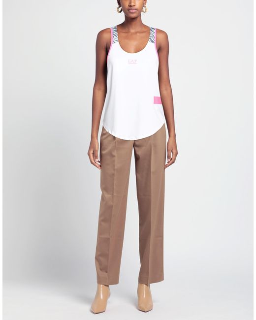 EA7 White Tank Top