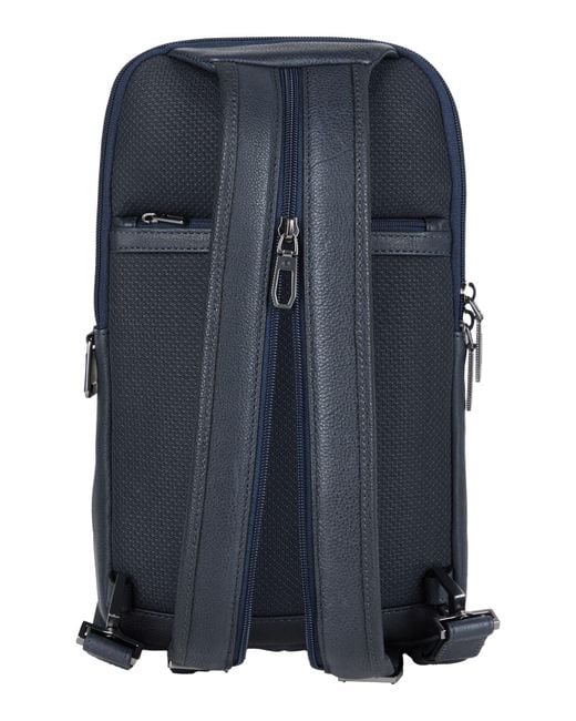 Piquadro Blue Rucksack for men