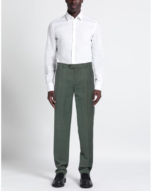 Pal Zileri Green Trouser for men