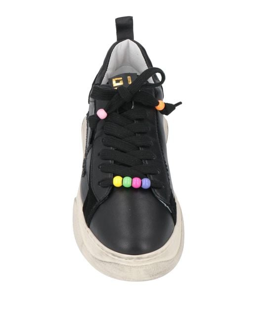 GIO+ Black Sneakers Leather