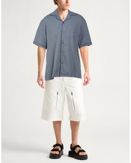 Lanvin Blue Shirt Cotton for men