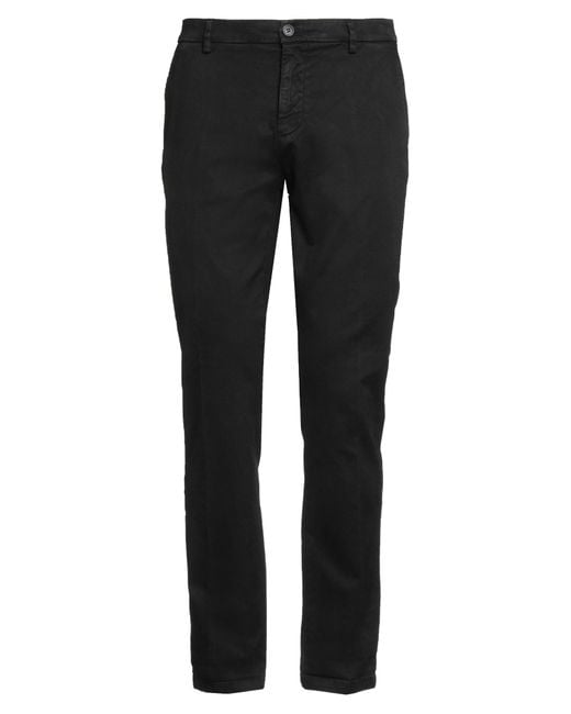 Mason's Black Pants Cotton, Modal, Elastane for men