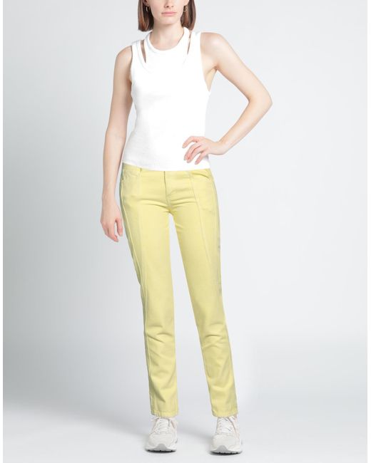 Pantalon en jean Isabel Marant en coloris Yellow