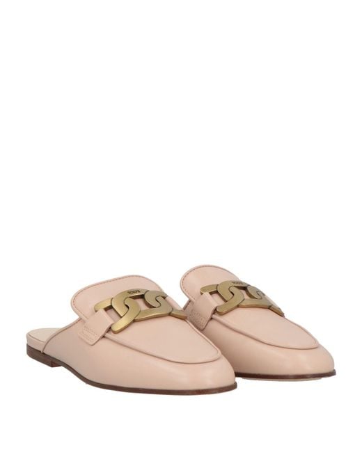 Tod's Pink Mules & Clogs