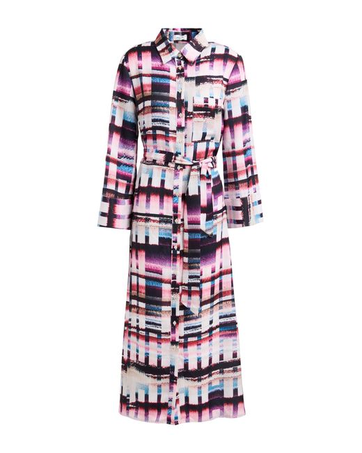 Replay White Midi-Kleid