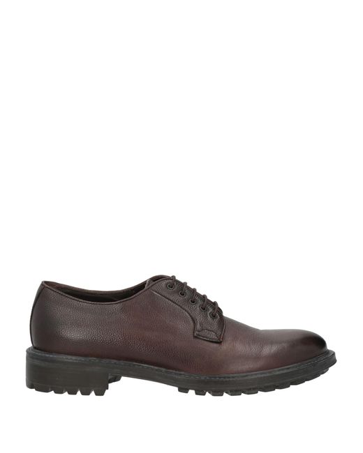 Angelo Nardelli Brown Lace-up Shoes for men
