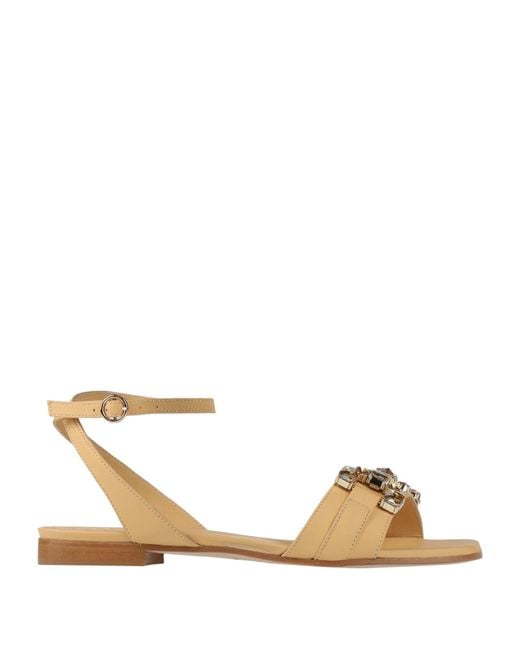 Bervicato Natural Sandals Leather