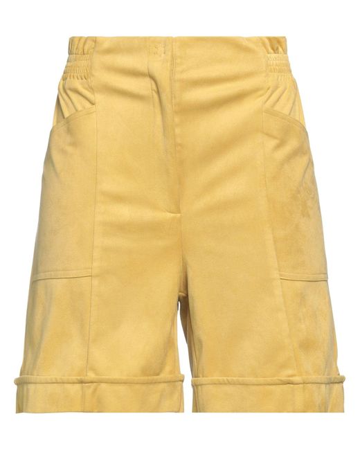 D.exterior Yellow Shorts & Bermuda Shorts