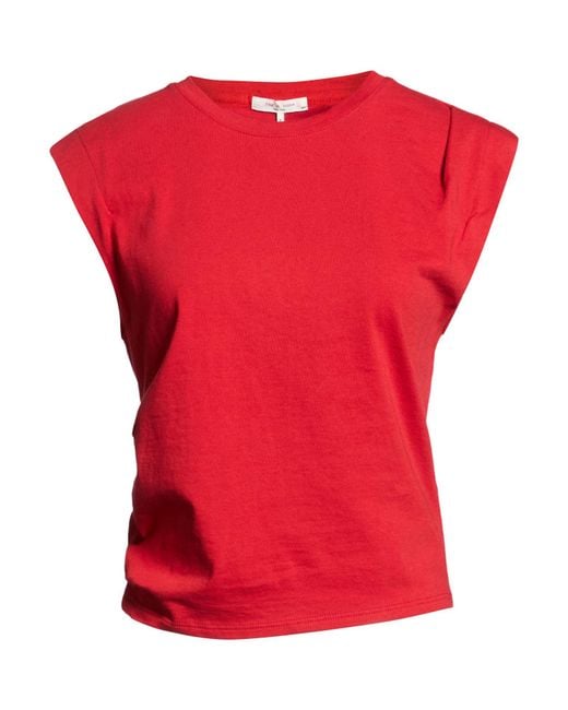 Rag & Bone Red T-Shirt Cotton
