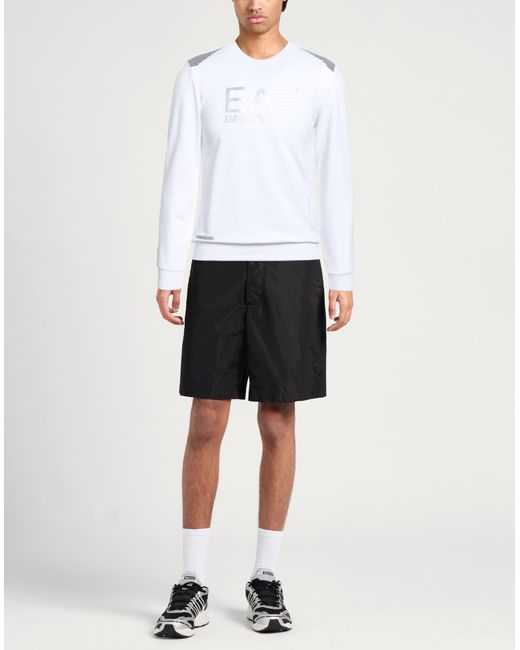 EA7 White Sweatshirts for men