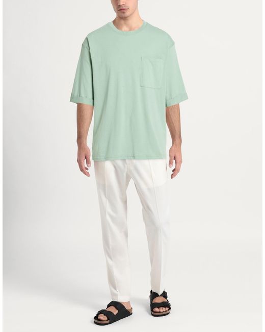 RE-WORKED Green T-Shirt Cotton for men