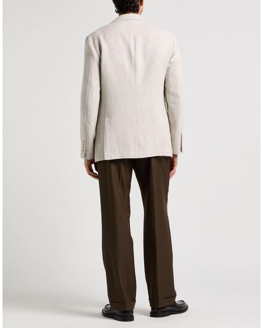 Brunello Cucinelli Gray Blazer for men