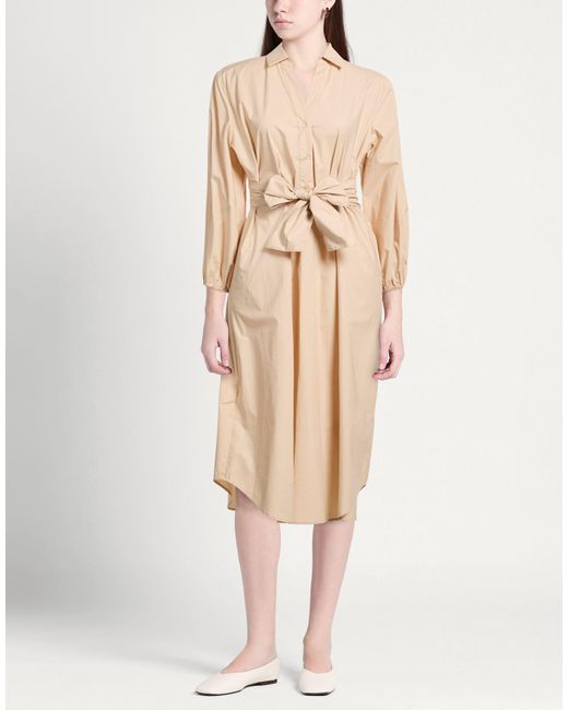 Caliban Natural Midi Dresses