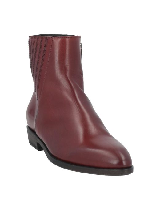 Pantanetti Purple Ankle Boots