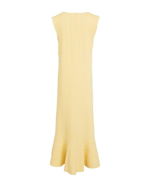 Jil Sander Metallic Maxi Dress