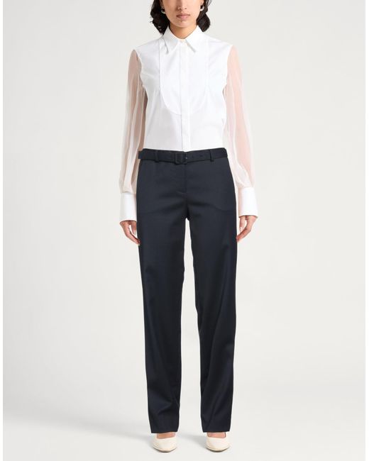 Lardini Blue Pants Wool, Elastane