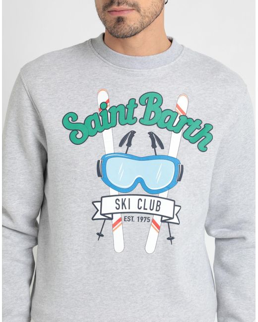 Mc2 Saint Barth Gray Sweatshirt for men