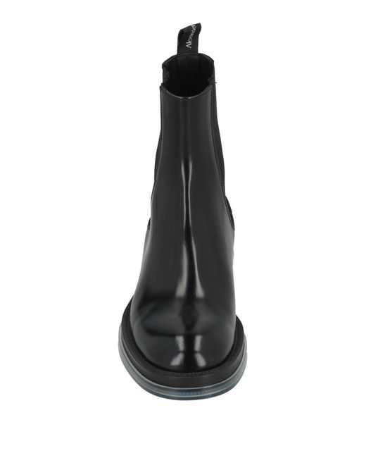 Alexander McQueen Black Ankle Boots for men