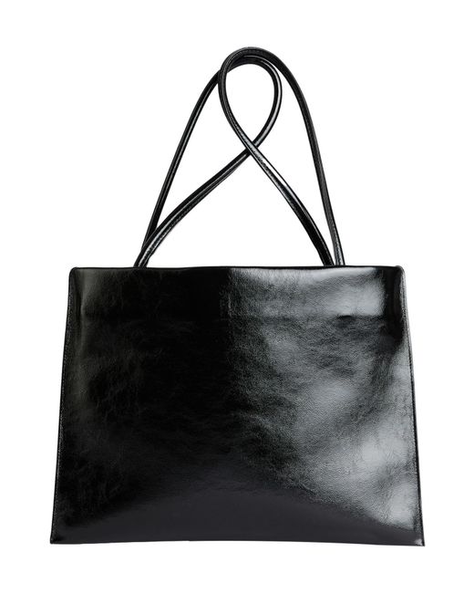 MSGM Black Handbag Leather
