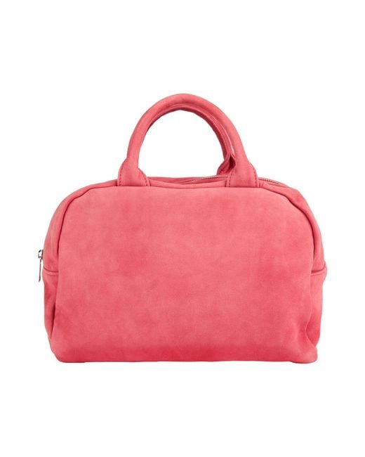 Comme des Garçons Pink Handbag Shearling