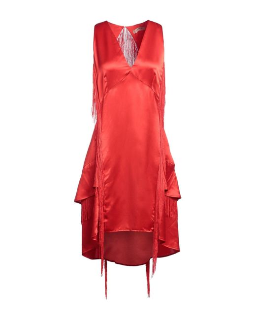Twinset Red Midi Dress