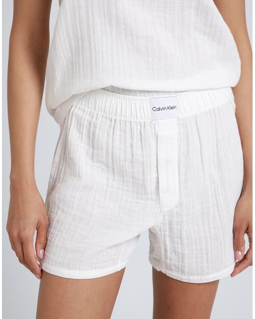 Calvin Klein White Sleepwear