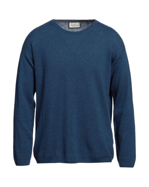 Bruno Manetti Blue Sweater for men