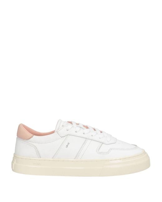 Date White Sneakers Leather