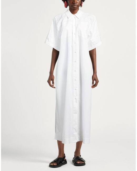 REMAIN Birger Christensen White Midi-Kleid