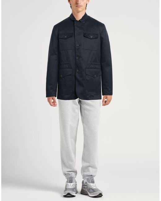 Michael Kors Blue Jacket Cotton, Polyester, Nylon for men