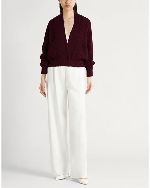 Anna Molinari Red Cardigan