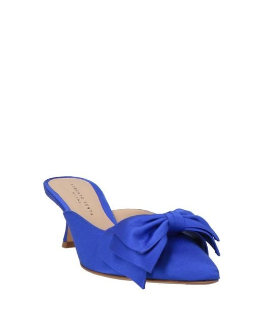 Roberto Festa Blue Mules & Clogs
