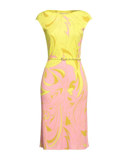 Emilio Pucci Yellow Mini Dress