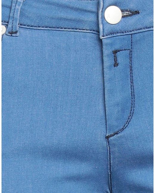 Replay Blue Pants Cotton, Polyester, Elastane