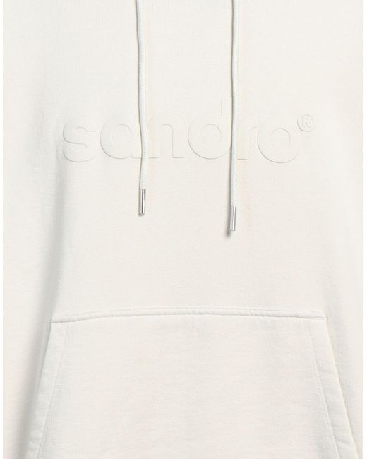 Sandro White Sweatshirt for men