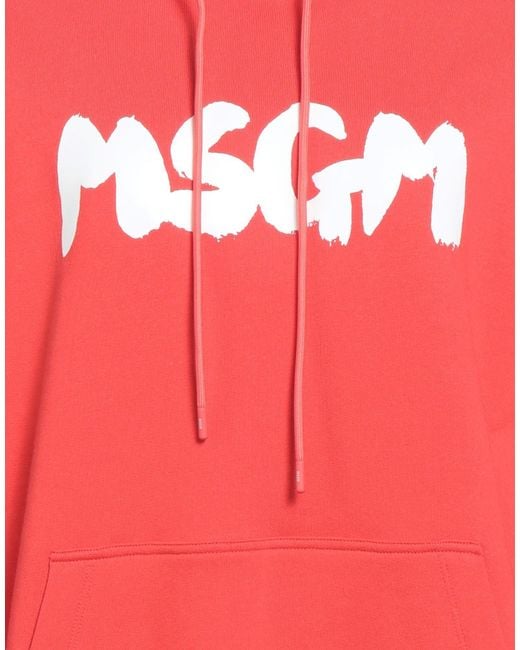 MSGM Pink Sweatshirt Cotton