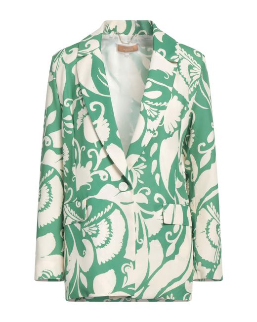 Kocca Green Ivory Blazer Polyester, Elastane