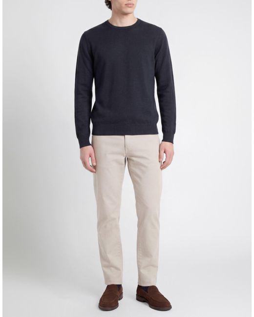 FILIPPO DE LAURENTIIS Blue Sweater Merino Wool, Cashmere for men