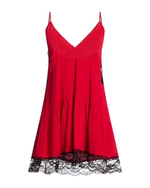 Liu Jo Red Mini Dress Silk