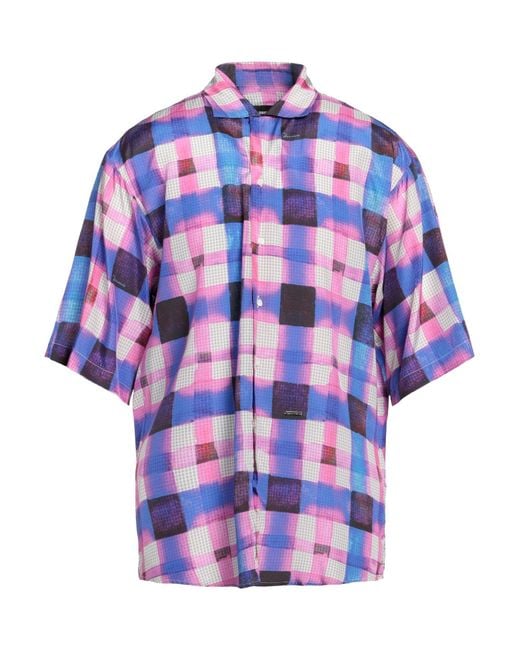 Camisa DSquared² de hombre de color Blue