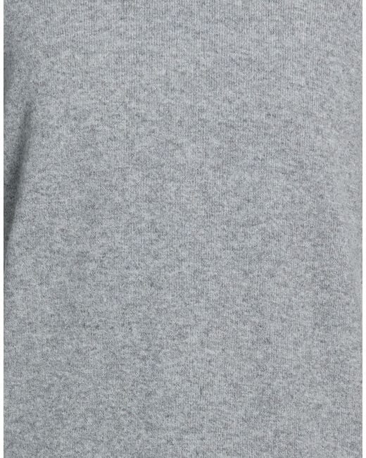 Alpha Studio Gray Turtleneck Recycled Wool, Wool, Recycled Polyamide, Polyamide, Elastane for men
