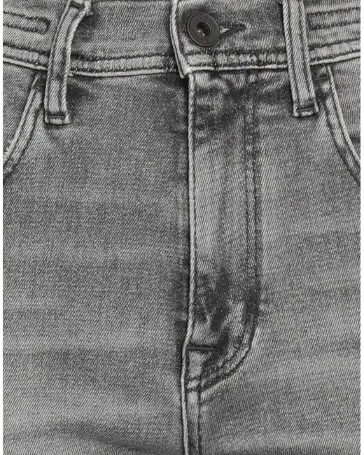 Jacob Cohen Gray Jeans Cotton, Elastomultiester, Elastane, Polyester