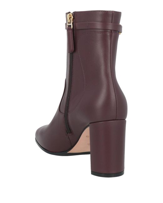 Bally Purple Ankle Boots