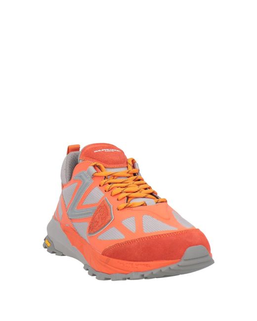 Philippe Model Orange Sneakers for men
