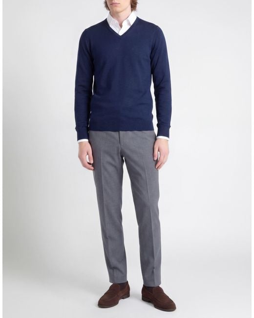 PAOLO RAGAZZINI Blue Sweaters for men