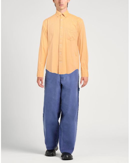 Gant Orange Apricot Shirt Organic Cotton for men