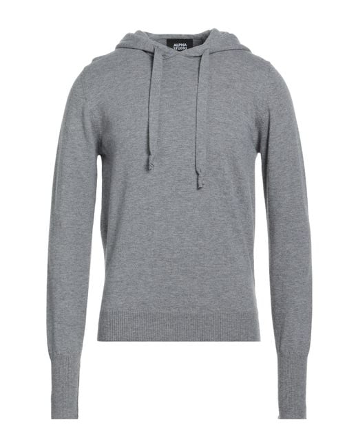 Pullover Alpha Studio pour homme en coloris Gray