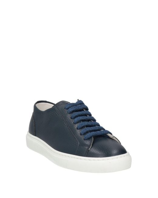 Doucal's Blue Sneakers Leather